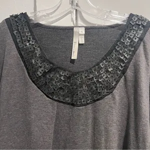 Flats and Heels Embellished Sweater Blouse thumbnail 2