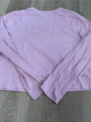 Lululemon Light Pink Long Sleeve Crewneck Top thumbnail 4
