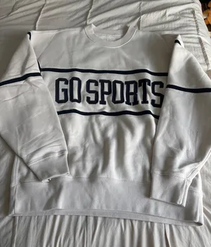 Tan Abercrombie & Fitch “Go Sports” Crewneck thumbnail 1