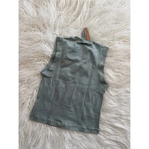 Skims Cotton Jersey Mock Neck Tank Mineral Size Medium thumbnail 7