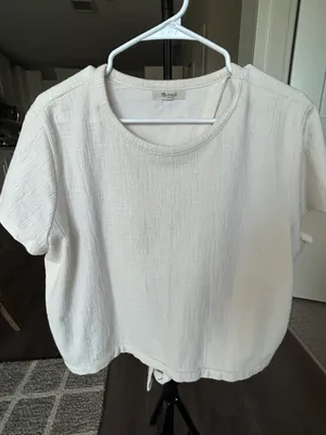 Madewell White  Blouse thumbnail 1