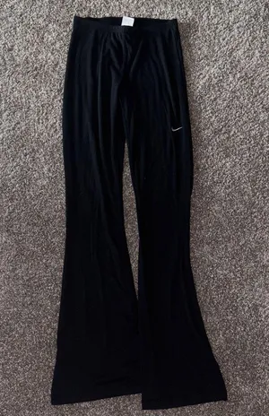 Nike Women's Classic Black Flare Pants thumbnail 2