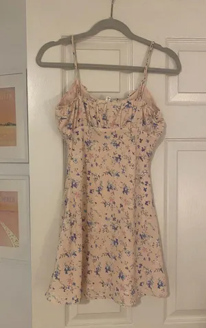 Pink Floral Dress thumbnail 2