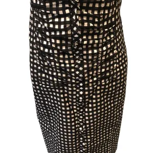 Nanette Lepore Check Me Out Dress Sz. 8 Gingham Full Zip Cottagecore Coquette thumbnail 7