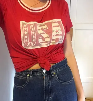Red ‘USA’ Top Size L thumbnail 4