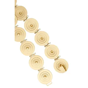 YLLW THE LABEL Marbella Belt in Matte Gold One Size New Womens Chain thumbnail 3