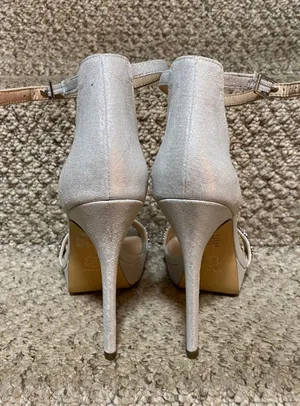 Nina Heels Silver Diamond Heels thumbnail 4