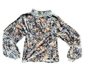 Free People Go Get ‘Em Tiger Print Velvet Top Size Small thumbnail 4