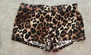 Leopard Shorts Brown Size M thumbnail 1