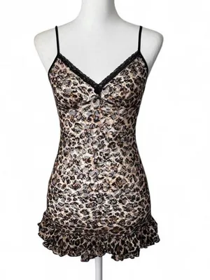 Y2K Victoria’s Secret Leopard Slip thumbnail 1