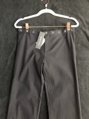 Edikted Motel Black Pants with belt thumbnail 3