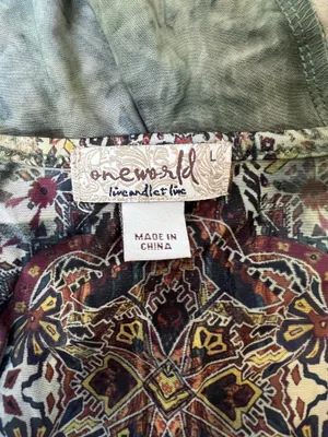 One world colorful dress size L thumbnail 5