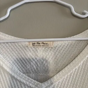 Free People We The Free Coraline White Top thumbnail 4