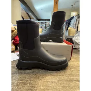 Hunter City Explorer short neoprene boots Black Size 9 thumbnail 2