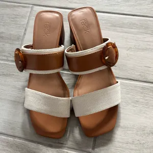 Nordstrom Rack Blake Heeled Slide Sandal size‎ 8 thumbnail 3