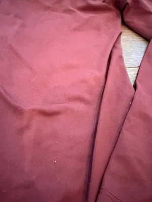 Abercrombie & Fitch Burgundy Soft A&F Long Sleeve Bodysuit Medium - C27-132 thumbnail 11