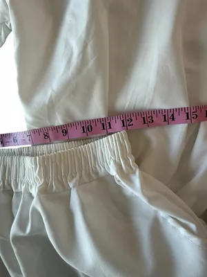 Women's Two Piece White Short Set Size XXL #260867 thumbnail 4