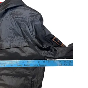 Helly Hansen Embla Womens Black Hooded‎ Windbreaker Jacket Red Lining Size M thumbnail 5
