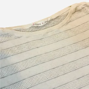 Athleta White Knit Long Sleeve Top thumbnail 2