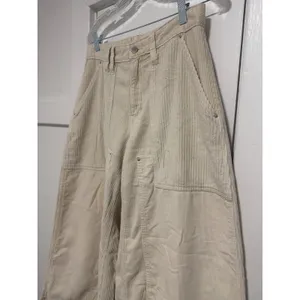 BDG Urban Outfitters Cream Corduroy Wide Leg Skate Carpenter Pants 28 waist sz 4 thumbnail 5