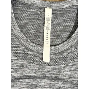 Lululemon Swiftly Tech Long Sleeve Shirt 2.0 Heathered Slate Gray Thumbholes 10 thumbnail 8