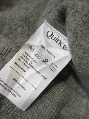 NWT Quince Mongolian Cashmere Straight Leg in Heather Grey Pull-on Knit Pants M thumbnail 9