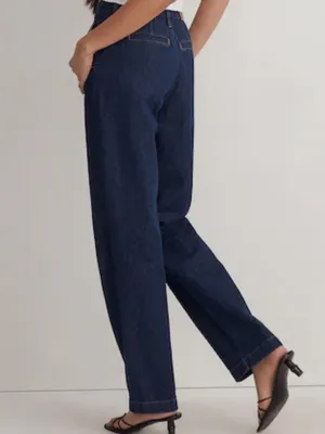 Like New Madewell Baggy Straight Jeans Size 28 thumbnail 4