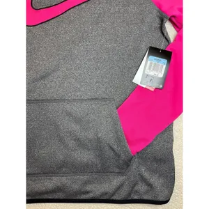 Nike Hot Pink Gray Therma-Fit Pullover Hoodie Sweatshirt Womens Size M NWT thumbnail 8