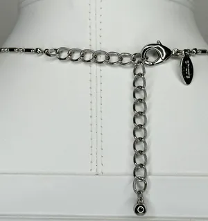 Chico's Be Inspired Be True Silver Pendant Necklace ✨ thumbnail 7