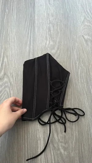 Garage Black Corset Top thumbnail 4
