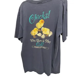 Coed Sportswear Power of a Girl‎ Golf Chicks Nest Graphic T Shirt XL Vingtage thumbnail 2