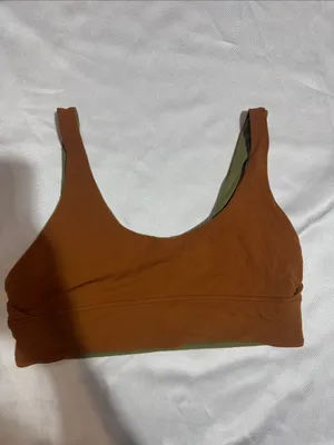 lululemon athletica Olive Green Reversible Scoop Sports Bra thumbnail 4