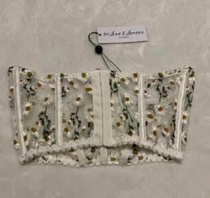 For Love & Lemons Tossed Daisy Corset thumbnail 5