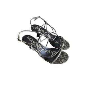 Sam Edelman RIANA Strappy Sandal Heels Size 8.5 Snakeskin Print Open Toe Shoe thumbnail 2