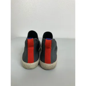 Rothys The Chelsea Slate Grey Knit‎ Slip On High Top Sneakers Womens 8 thumbnail 4