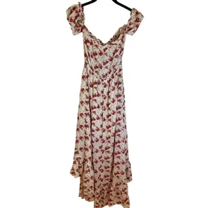 NWT American Threads Off Shoulder‎ Floral Dress, M thumbnail 7