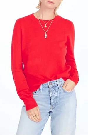 J Crew Cashmere classic-fit crewneck sweater XS thumbnail 1
