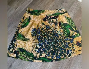 Anthropologie Edme & Esyllete Floral Pattern Hippie Skirt Multi Color Size XS 2 thumbnail 2