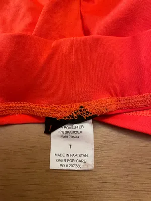 B91-64 New Women’s Hooters girl Uniform Shorts with a Flaw size T-Medium thumbnail 6