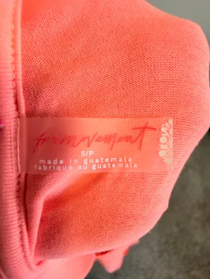 Fp Movement Hot Shot Tee Romper Onesie Oversized Size Small Neon Orange Nwot thumbnail 12