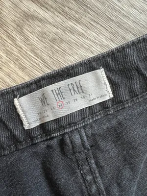We the Free black denim skirt size 27 thumbnail 9