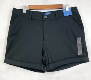 Simply‎ Styled Womens Chino Shorts Size 12 Cuffed Classic Summer Beachy Travel thumbnail 1