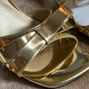 Kenneth Cole Reaction Nissy‎ Gold Strappy Heels Size 6 thumbnail 5