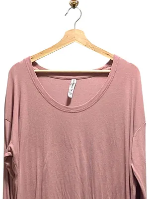 Athleta Cloud Light Scoop Neck Top Pink Size L Athletic Workout Gym Athleisure thumbnail 6