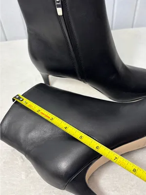 Nine West Black Sheeba Pointed‎ Leather Upper Ankle Booties size 9M  NEW thumbnail 9