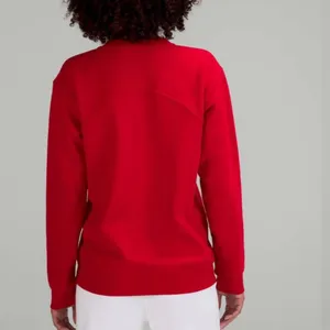 Lululemon All Yours Crew Fleece in Dark Red thumbnail 2
