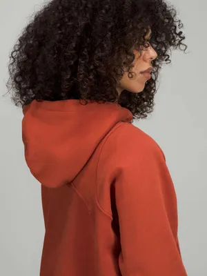 Lululemon • Loungeful Hoodie in Red Rock burnt orange pullover sweatshirt thumbnail 12