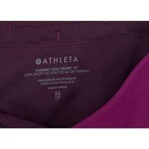 Athleta Fairway Golf Active Skort Fuchsia Athleisure Skirt Size Women's X-Small thumbnail 5