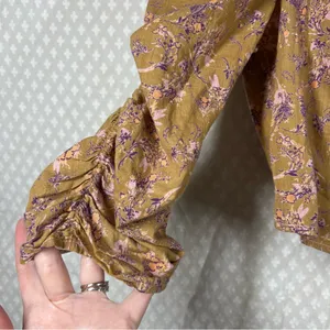 Free People Brown‎ Floral Monica Backless Crop Top thumbnail 4