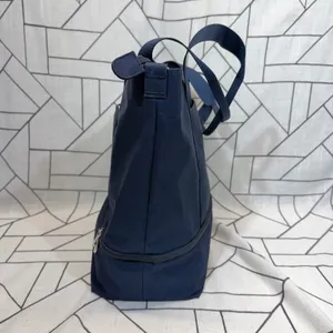 Lo & Sons Catalina Deluxe Tote Navy Blue Canvas Travel Weekend Bag READ thumbnail 11